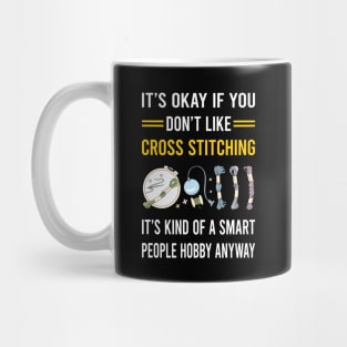 Smart People Hobby Cross Stitching Mug